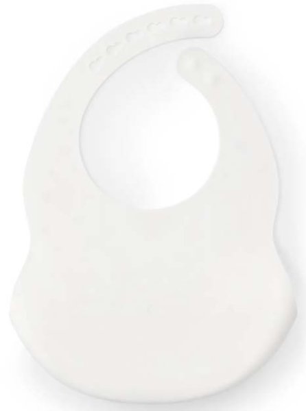 Happy Baby Нагрудный фартук силиконовый white terrazzo