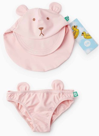 Happy Baby Комплект для девочки: панама+плавки