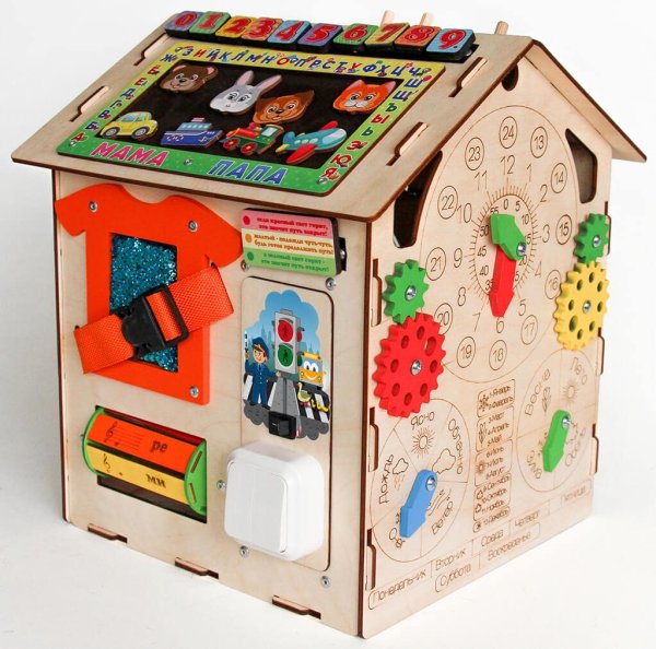 Yoshatoys Игрушка для малышей "Бизидом Светофор-4"