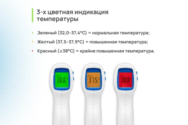 Термометр электронный медицинский инфракрасный CS Medica 