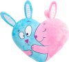 Button Blue Подушка Влюбленные зайки / цвет голубой, розовый