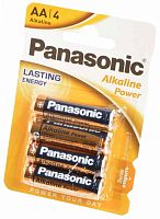 Panasonic Батарейки Alkaline Power АА, 4 штуки					
