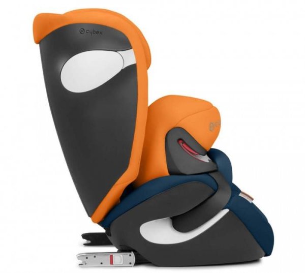 Cybex Автокресло детское Juno M-fix Tropical Blue / оранжевый + синий