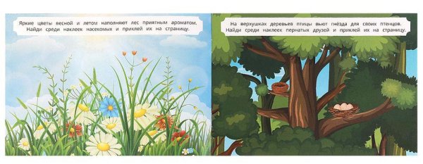 Фото товара Умка Альбом наклеек «Лесные друзья» 