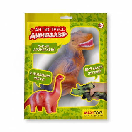 Maxitoys Игрушка Антистресс-Динозавр "Зухомим"