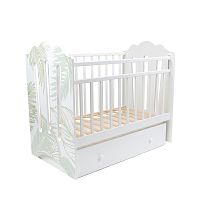 Sweet Baby Кровать детская Cristallina с ящиком / цвет Bianco/Белый					