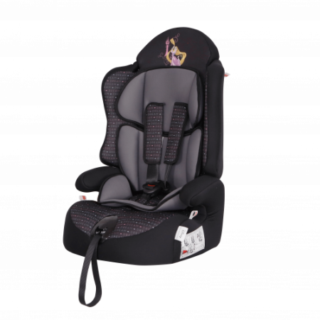 Siger Автокресло для детей серия Disney, Драйв /  группа I/II/III / Рапунцель мечта черный