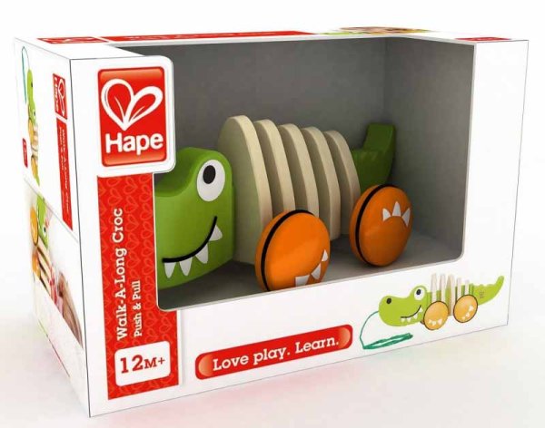 Hape Каталка деревянная "Крокодил"