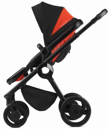 Anex Коляска 2 в 1 Quant / цвет lava (черный-оранжевый)
