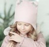 Orso Bianco Шапка для девочки, с бантиками / обхват головы 46 см / цвет кремовый