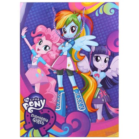 Играем вместе пакет подарочный Equestria girls 33Х46Х20 см глянцевый