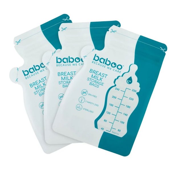 Baboo Пакеты для хранения грудного молока, 25 штук