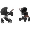 Bebetto Детская коляска 2 в 1 Luca / цвет черный 01, рама серая