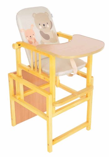 Bambola Стул-стол для кормления "Слоник" Мишка - Щенок / цвет бежевый