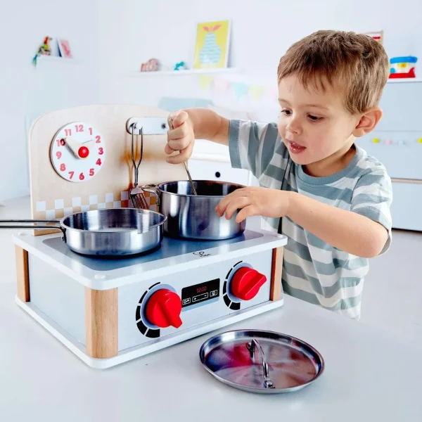 Hape Игровой набор Кухня 2 в 1 / цвет белый, бежевый