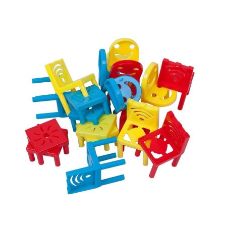 Bondibon Обучающие игры Настольная игра Стул на Стуле BOX 22x5,6x21 см
