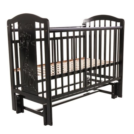 Pituso Кровать детская Noli "Жирафик", маятник универсальный с накладкой, цвет / венге