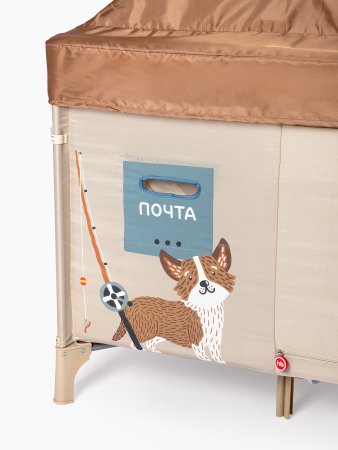 детские 93000, Манеж "ALEX HOME" с лампой (brown )