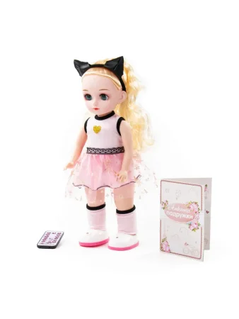Кукла "Марина" (37 см) на вечеринке (ходит, танцует, разговаривает, поёт, рассказывает сказки)