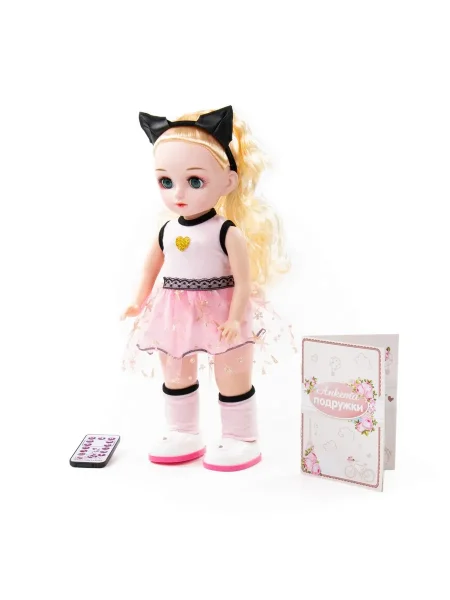Кукла "Марина" (37 см) на вечеринке (ходит, танцует, разговаривает, поёт, рассказывает сказки)