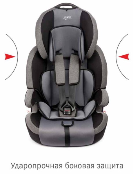 Siger Автокресло SG517 (9-36 кг) / цвет серый