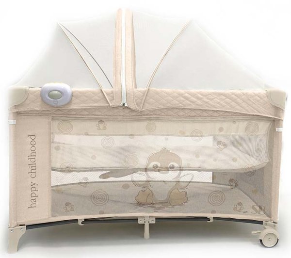 Sweet Baby Кровать-манеж Lollo Beige Penguin