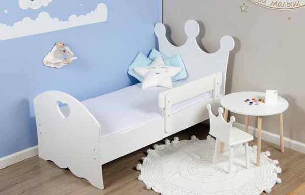Ивашка Кровать подростковая "Woodenbed" 1 / цвет белый