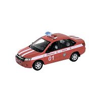 Игрушка модель машины 1:34-39 Lada Granta Пожарная охрана