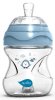 Nuvita Антиколиковая бутылочка Materno Feel, 150 мл / цвет голубой