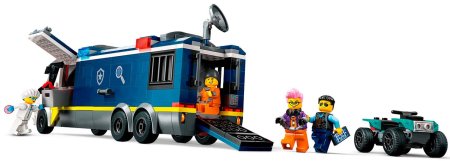 Lego Конструктор City "Полицейский грузовик криминальной лаборатории"