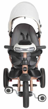 Moby kids Велосипед-коляска Stroller trike Air Car / цвет молочный,  рама золотой металлик