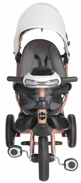 Moby kids Велосипед-коляска Stroller trike Air Car / цвет молочный,  рама золотой металлик