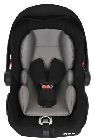 Pituso Автокресло Santiso (0-13 кг) / цвет Black-Grey/ (черно-серый)