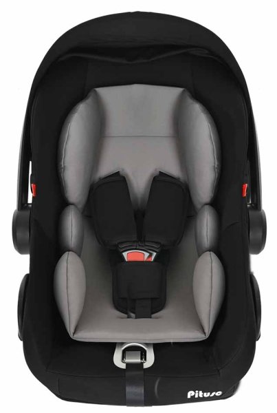 Pituso Автокресло Santiso (0-13 кг) / цвет Black-Grey/ (черно-серый)