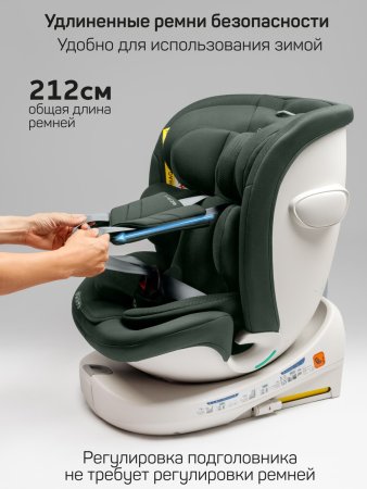 Автокресло Amarobaby Defender, i-Size, 40-150 см, (Green/зеленый)