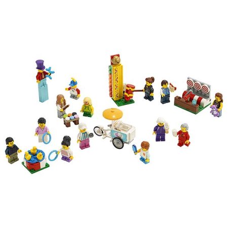Lego City Конструктор Город Комплект минифигурок Весёлая ярмарка