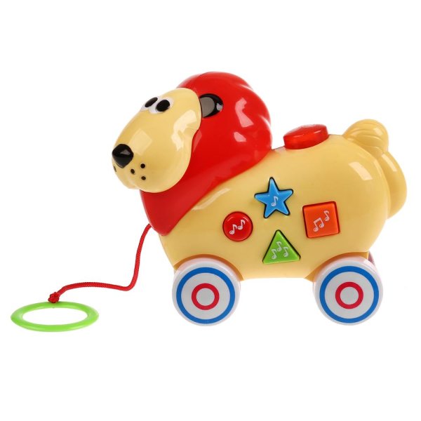 Умка Музыкальная каталка-лев 20 песен из мультфильмов 296227