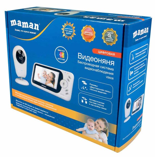 Maman Цифровая видеоняня VB608