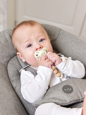 Happy baby Пустышка силиконовая симметричная lemon,12-24 месяца