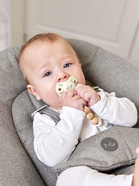 Happy baby Пустышка силиконовая симметричная lemon,12-24 месяца