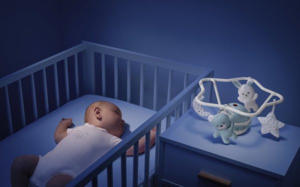 Chicco Игрушка-мобиль "Радуга" / цвет голубой