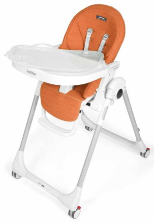 Peg-Perego Стульчик для кормления Prima Pappa Follow Me / цвет Wonder Orange (оранжевый)