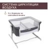 Chicco Кроватка NEXT2ME TWINS MAGNET GREY 