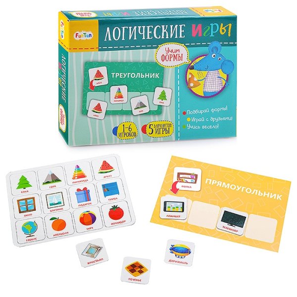 Ranok Настольная игра Учим формы. Логические игры