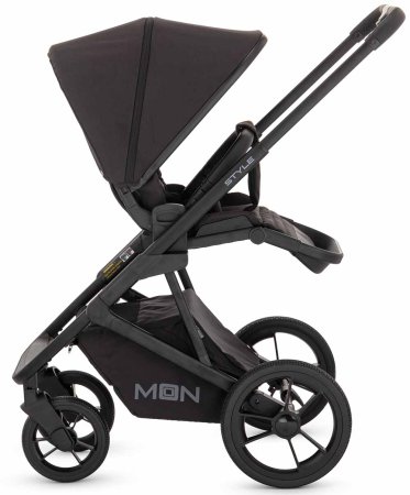 Moon Коляска 2 в 1 Style 2023 / цвет Black (черный)