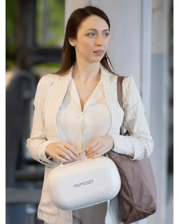 Беспроводной портативный электрический молокоотсос M5, цвет серый Мамкози /Momcozy