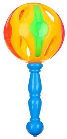 Крошка Я Погремушка «Яркий маракас», 17 см