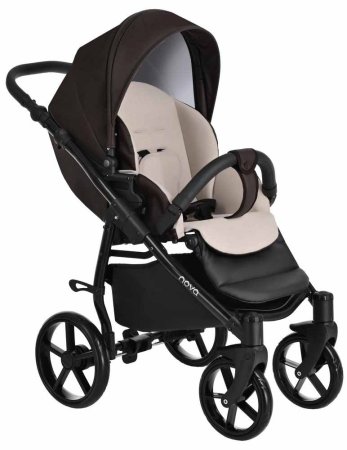 Tutis Коляска 2 в 1 Novo Leather / цвет Brown (темно-коричневый)