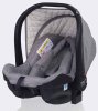 MowBaby Коляска 3 в 1 Zoom PU / цвет Silver Grey (серый, рама серебро)