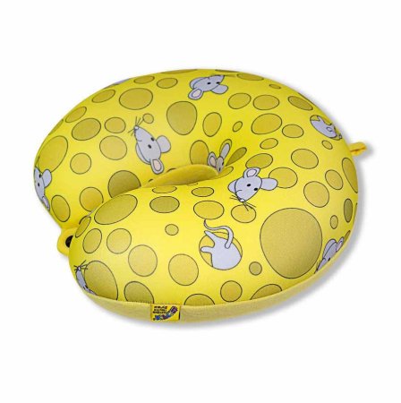 Штучки, к которым тянутся ручки Антистрессовая подушка для шеи турист "Мышка", цвет / желтый